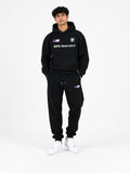 Premium Black BMW Motorsport Hoodie & Jogger Co-Ord Set