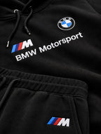 Premium Black BMW Motorsport Hoodie & Jogger Co-Ord Set
