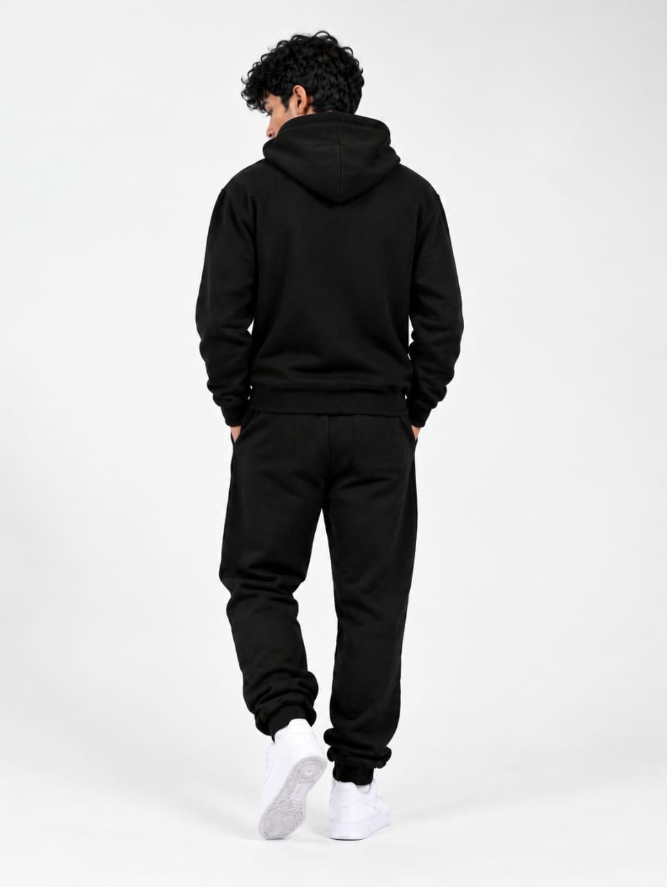 Premium Black BMW Motorsport Hoodie & Jogger Co-Ord Set
