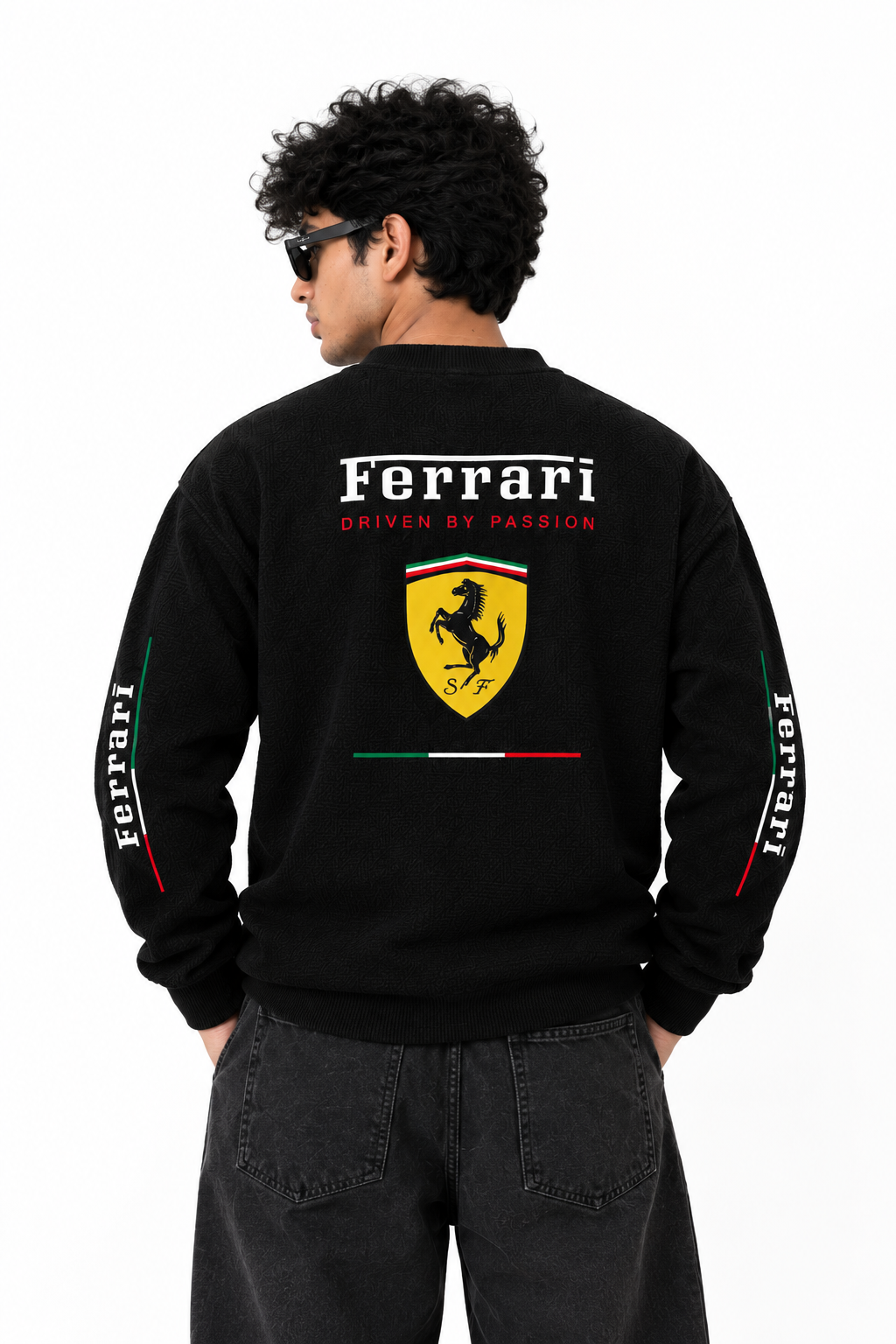 Ferrari Henley Waffle Tshirt