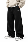 Rich Drip Premium Black Oversized Baggy Joggers