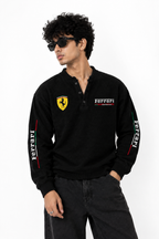 Ferrari Henley Waffle Tshirt