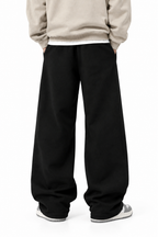 Rich Drip Premium Black Oversized Baggy Joggers